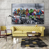 Toile - Super Heroes